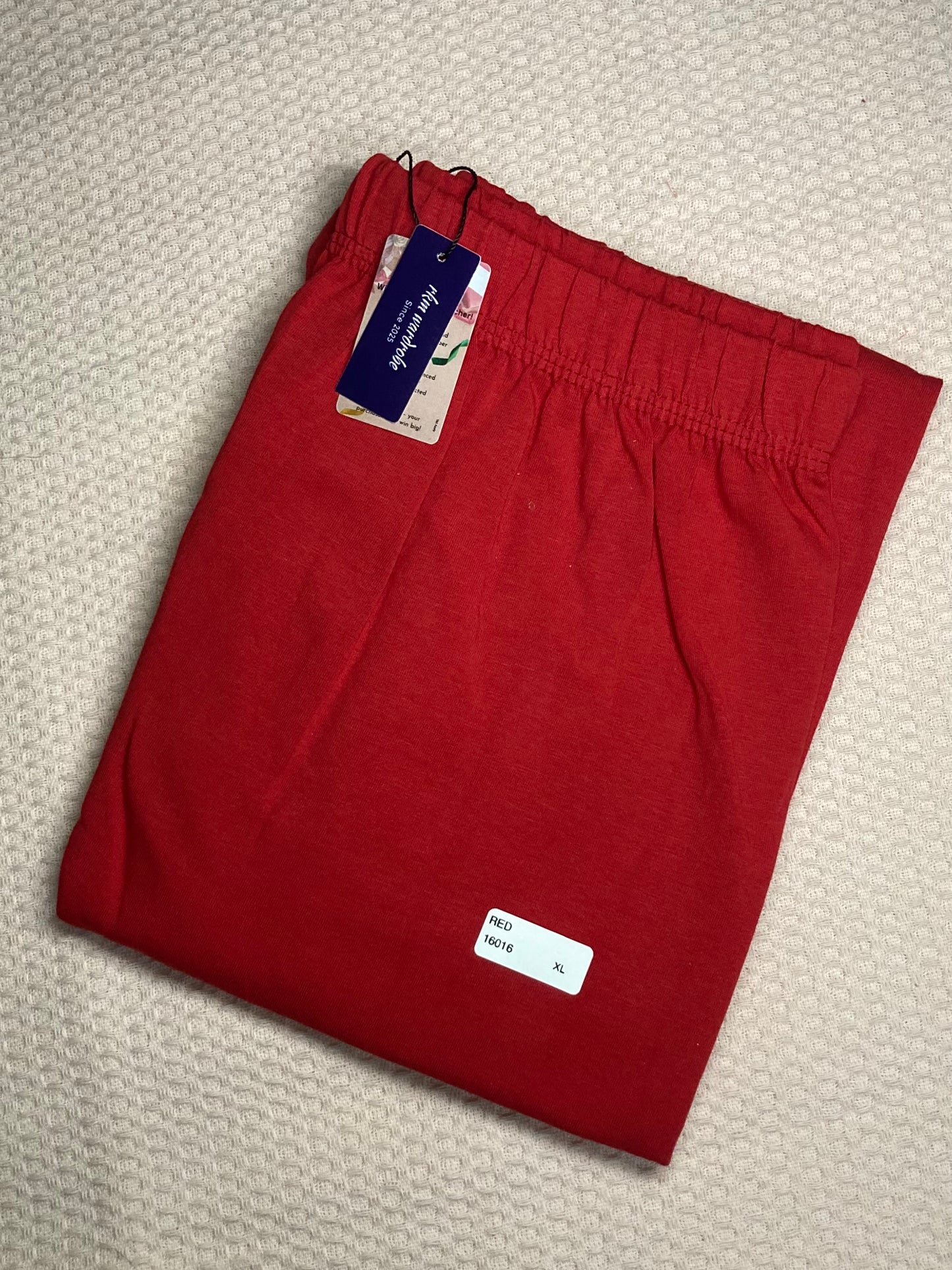 CHURIDAR LEGGINGS - RED