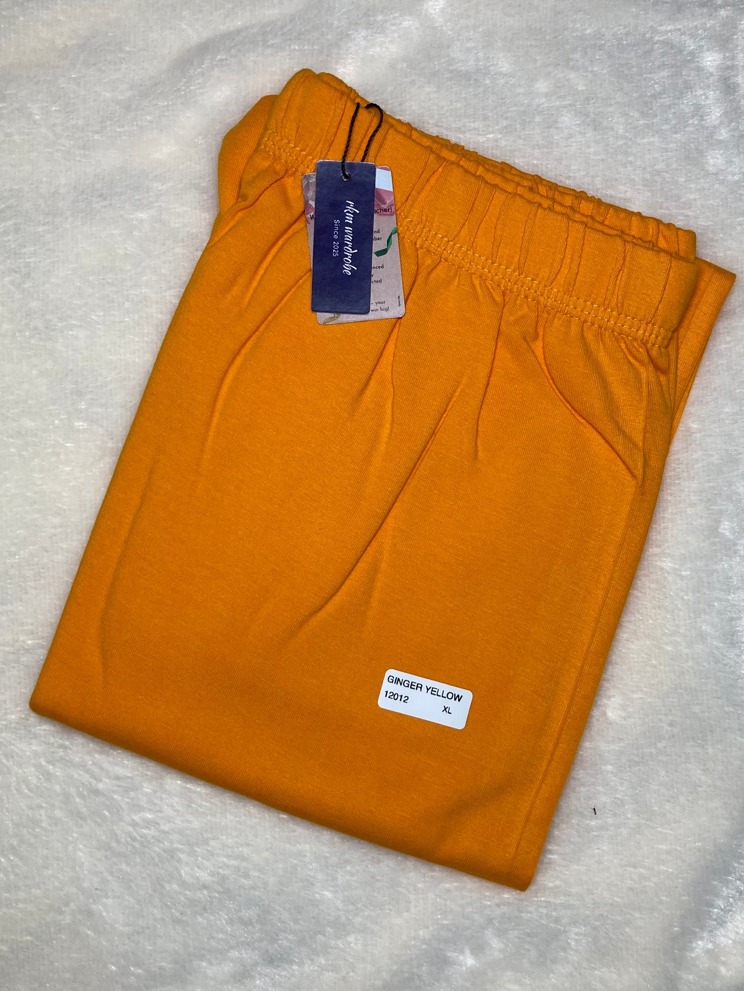 CHURIDAR LEGGINGS - GINGER YELLOW