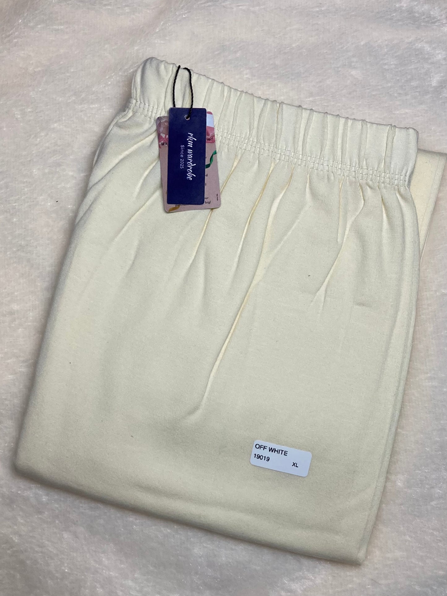 CHURIDAR LEGGINGS - OFF WHITE