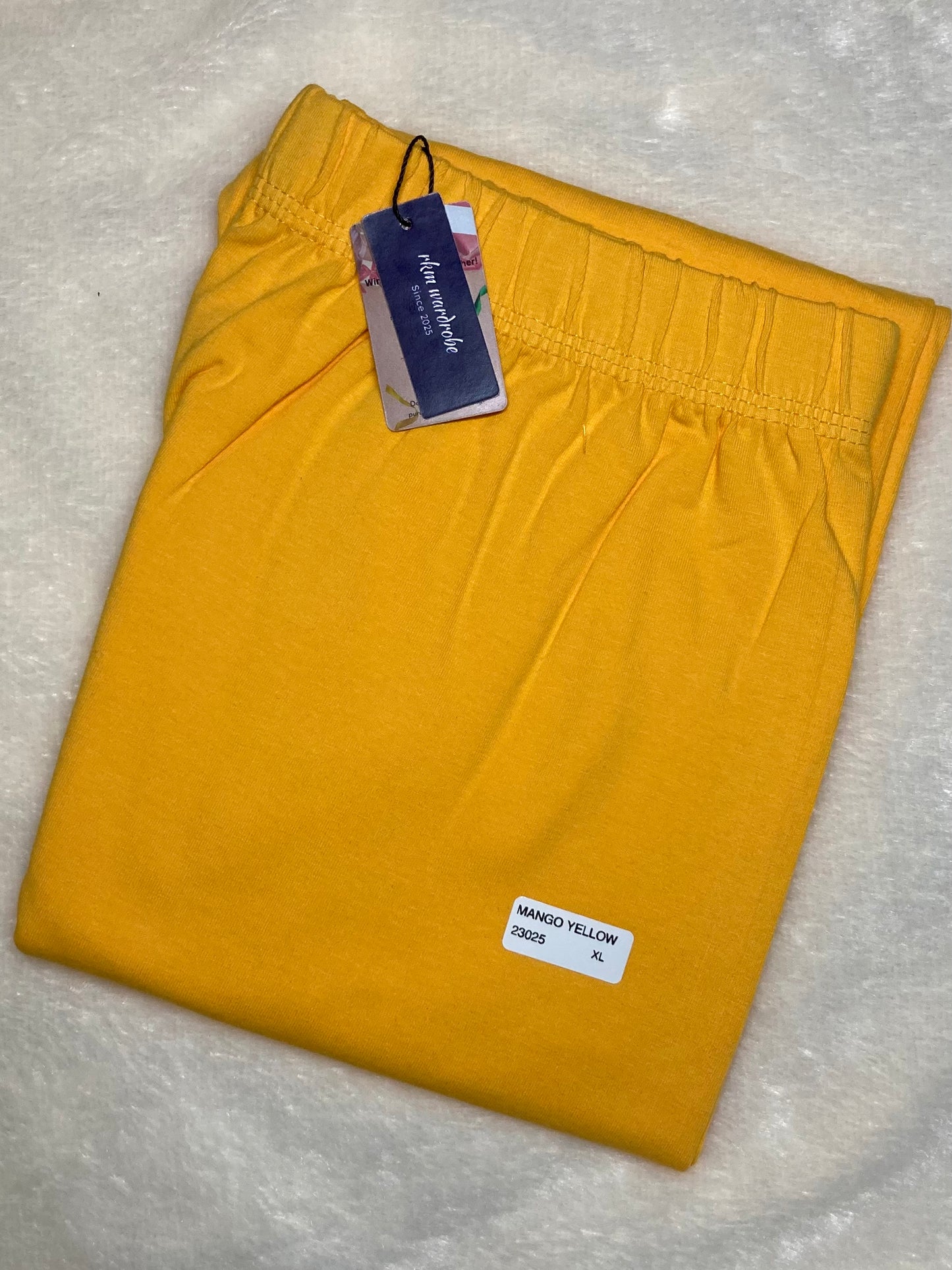 CHURIDAR LEGGINGS - MANGO YELLOW
