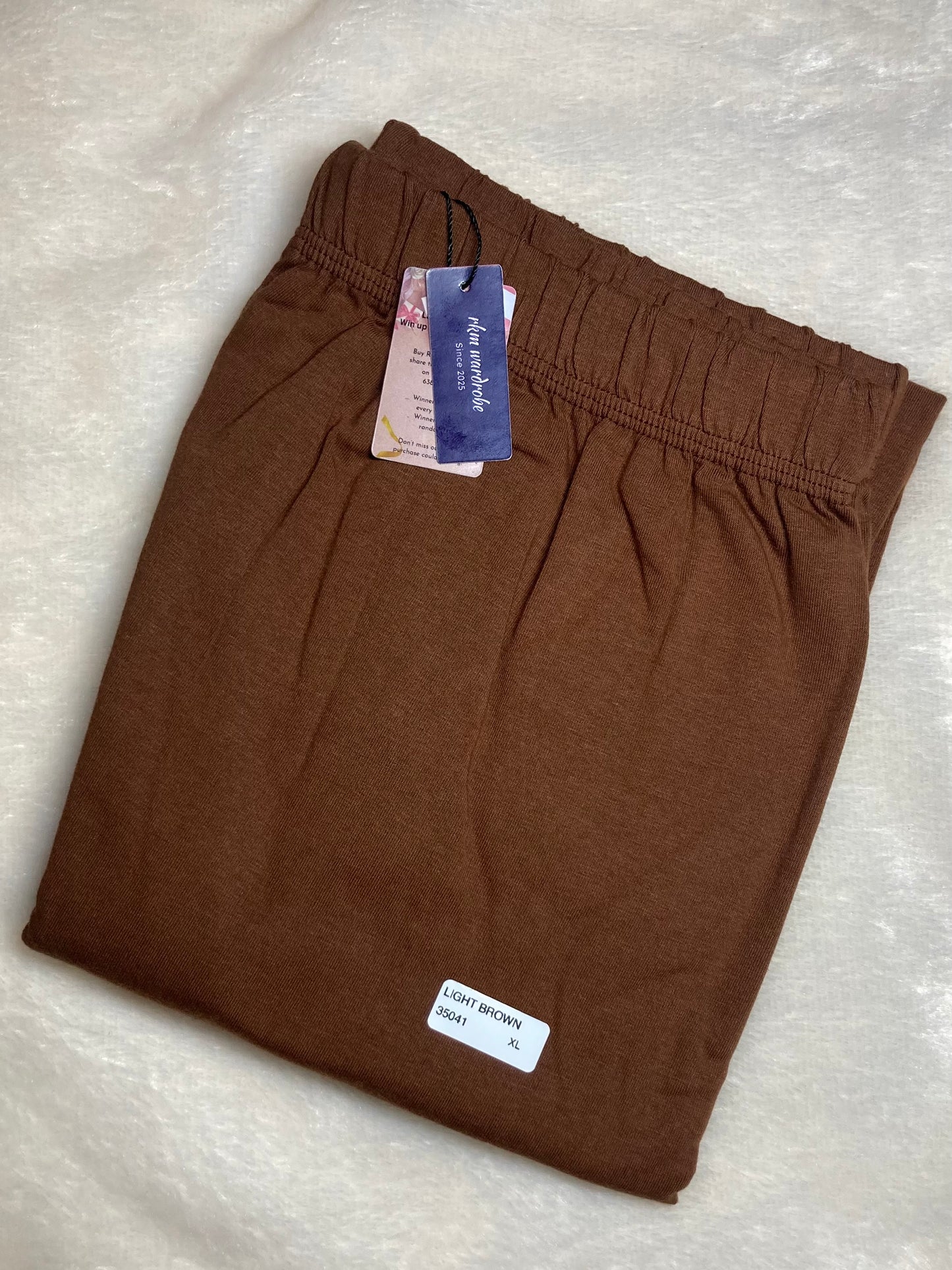 CHURIDAR LEGGINGS - LIGHT BROWN