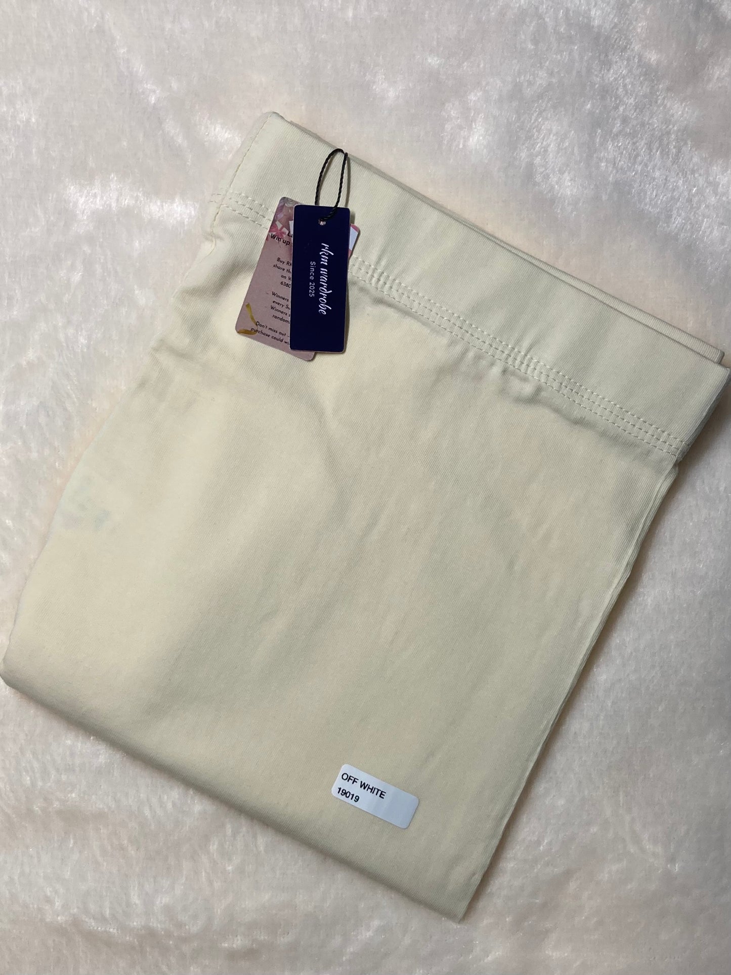 ANKLE LEGGINGS - OFF WHITE