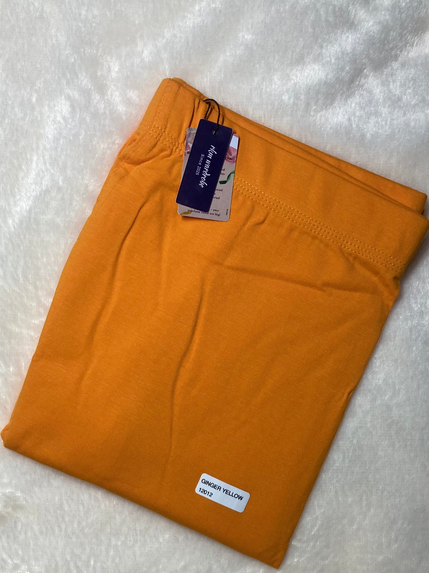 ANKLE LEGGINGS - GINGER YELLOW