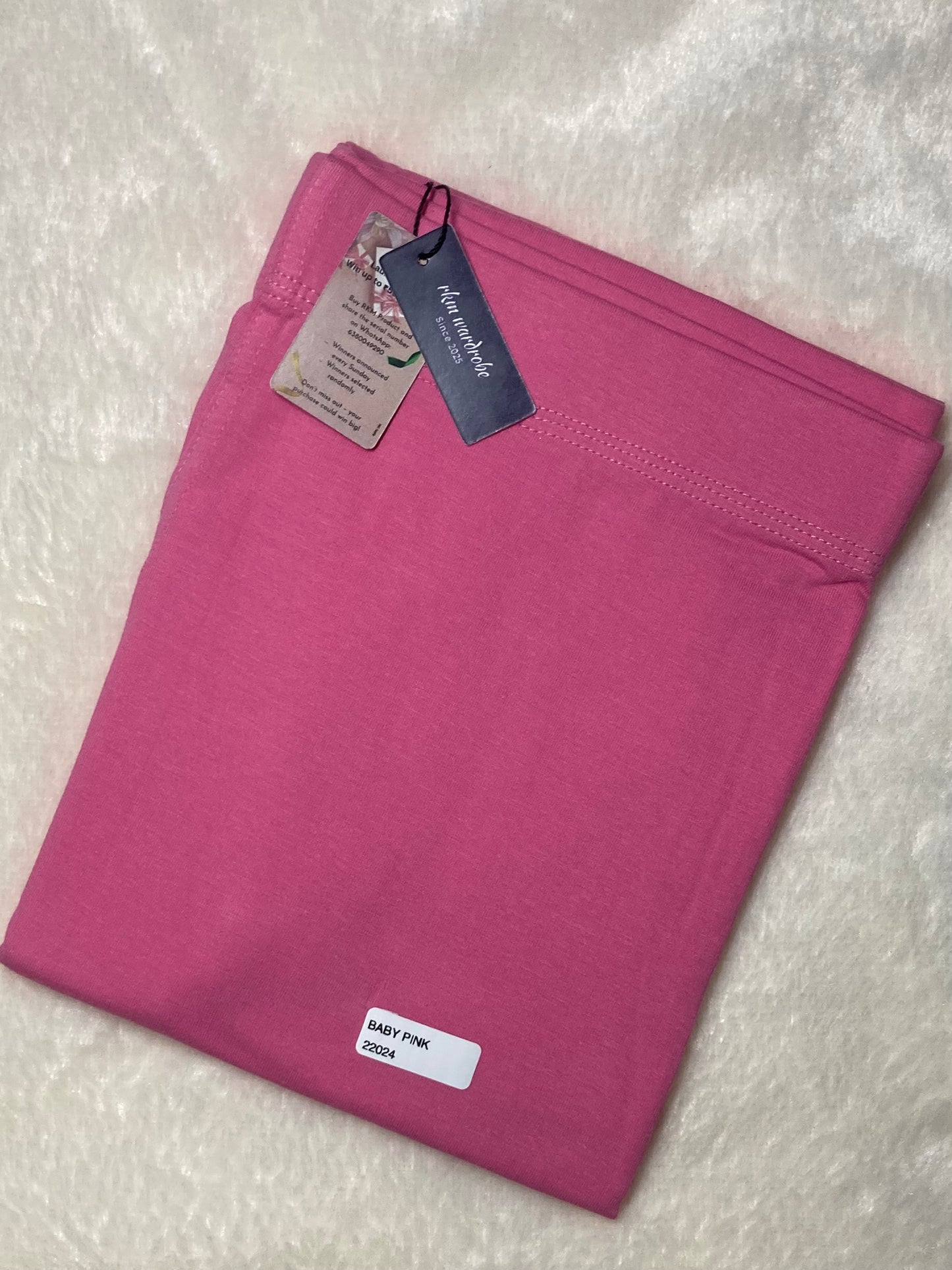 ANKLE LEGGINGS - BABY PINK