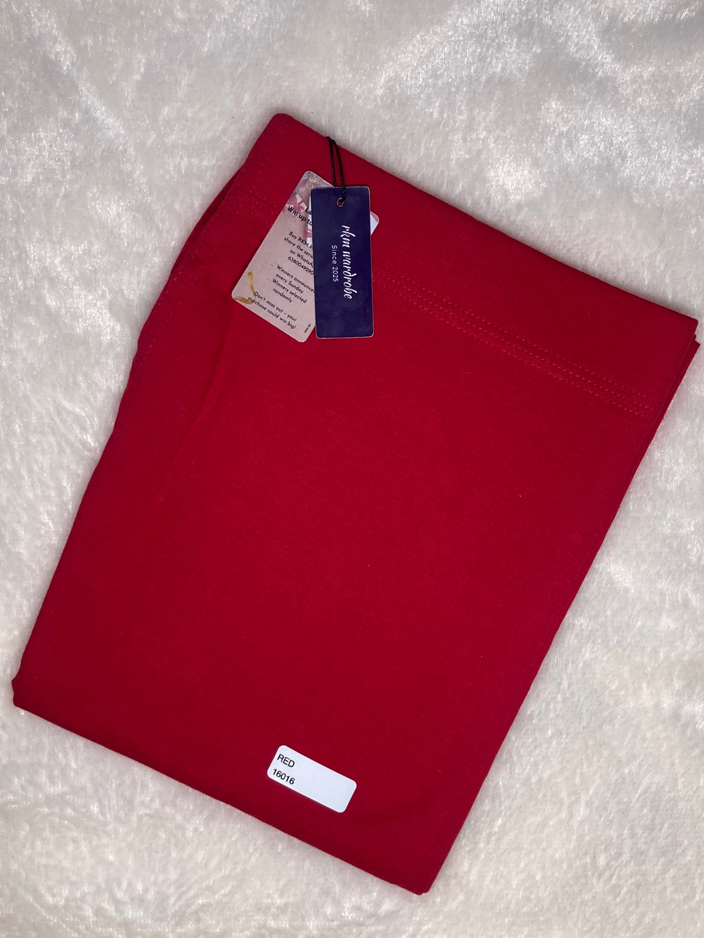 ANKLE LEGGINGS - RED