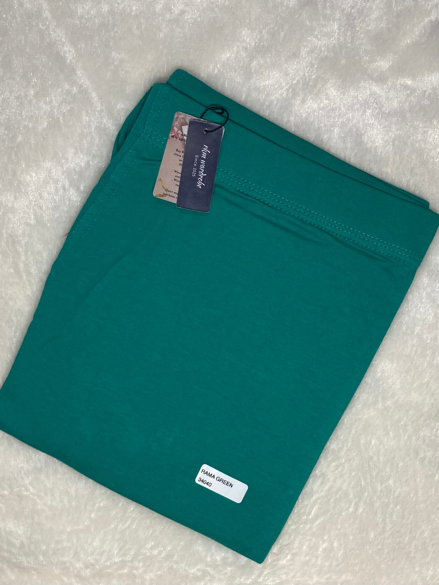 ANKLE LEGGINGS - RAMA GREEN