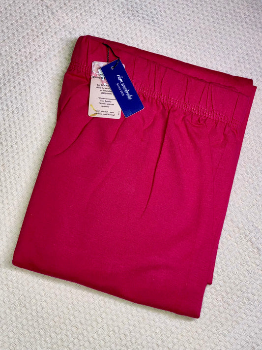CHURIDAR LEGGINGS - RANI PINK