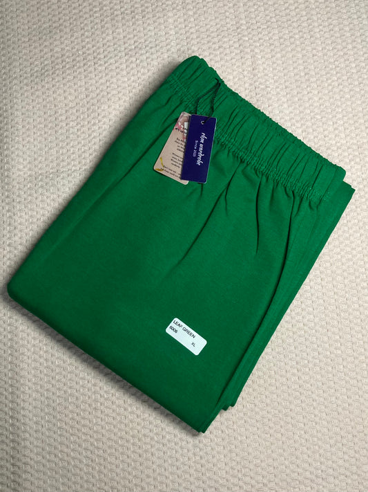 CHURIDAR LEGGINGS - LEAF GREEN