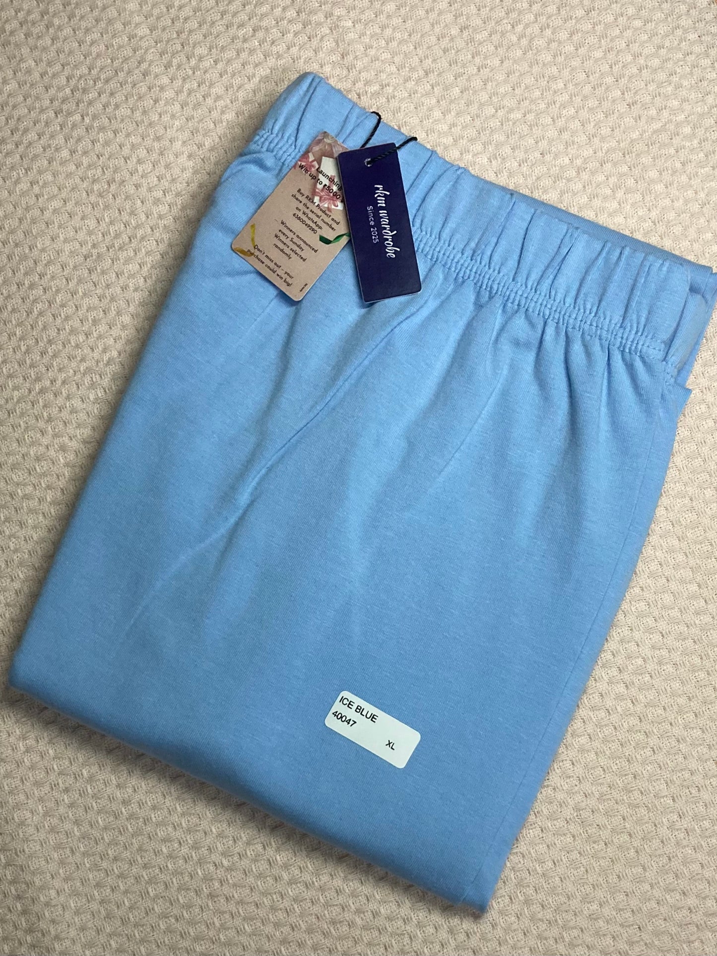 CHURIDAR LEGGINGS - ICE BLUE