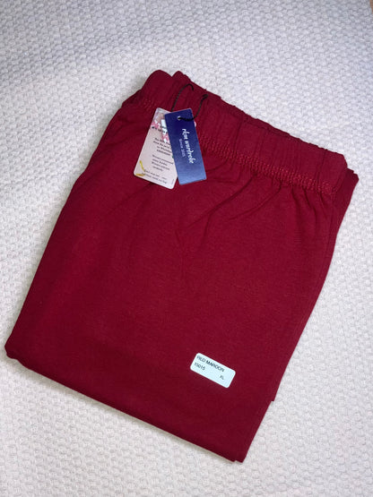 CHURIDAR LEGGINGS - RED MAROON