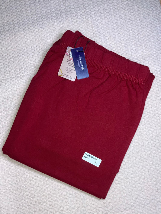 CHURIDAR LEGGINGS - RED MAROON