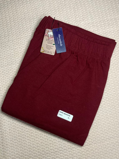 CHURIDAR LEGGINGS - DARK MAROON