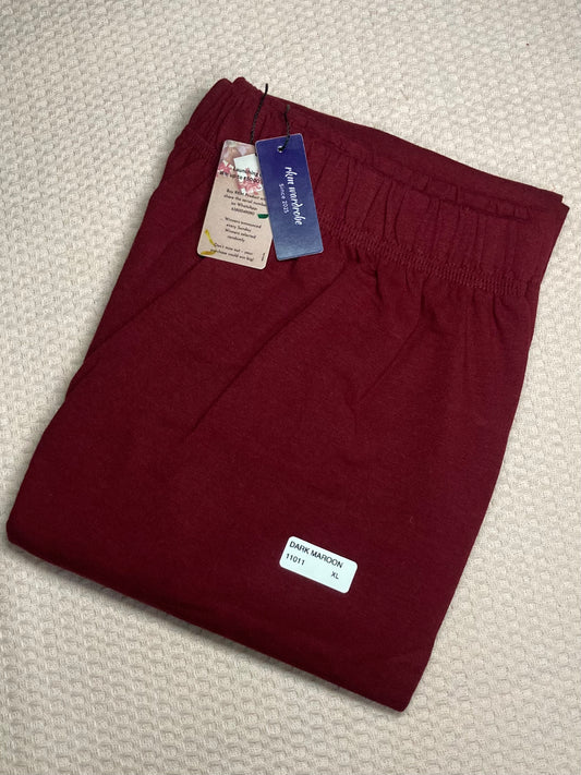 CHURIDAR LEGGINGS - DARK MAROON