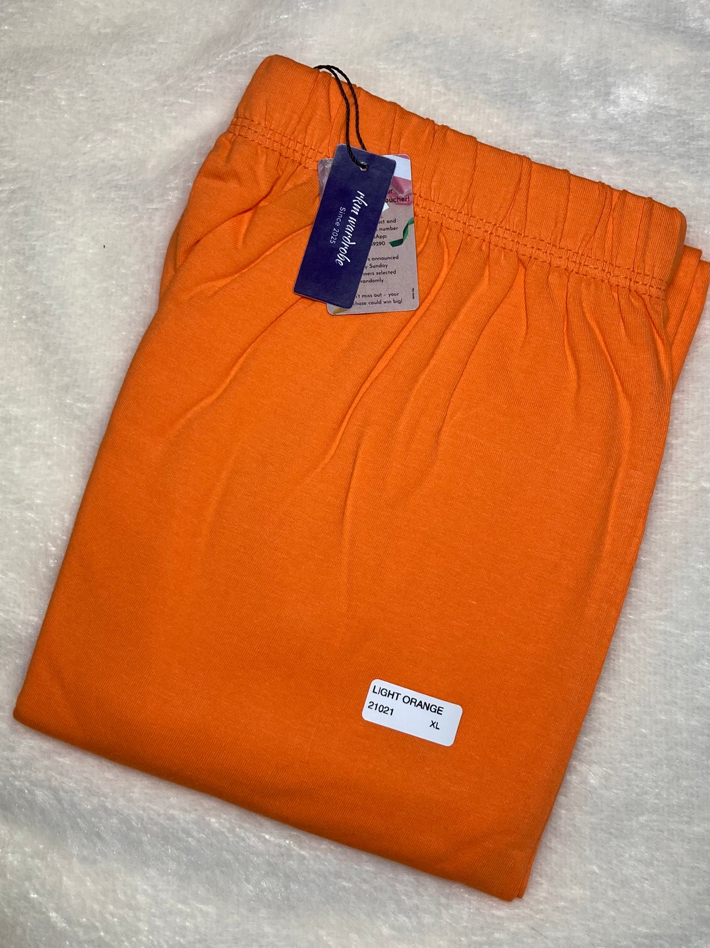 CHURIDAR LEGGINGS - LIGHT ORANGE