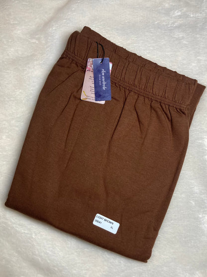 CHURIDAR LEGGINGS - LIGHT BROWN