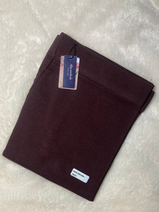 ANKLE LEGGINGS - DARK BROWN