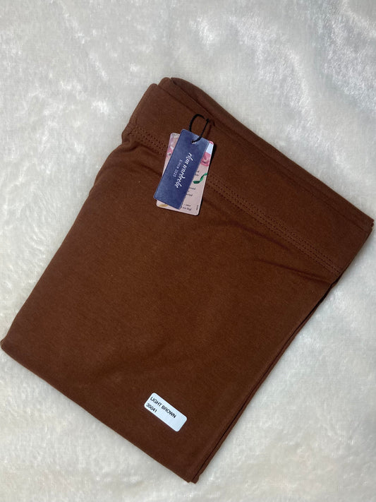 ANKLE LEGGINGS - LIGHT BROWN