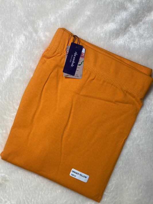 ANKLE LEGGINGS - GINGER YELLOW
