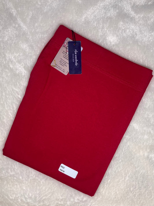 ANKLE LEGGINGS - RED