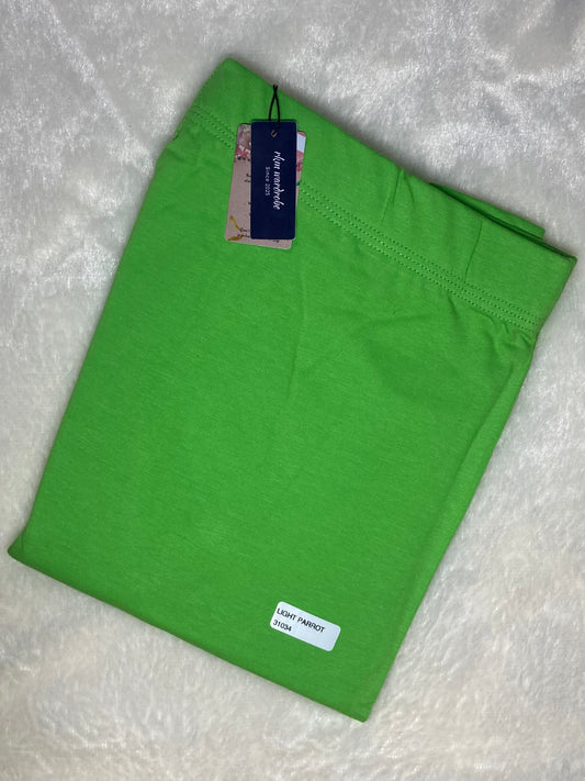 ANKLE LEGGINGS - LIGHT PARROT GREEN