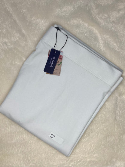 ANKLE LEGGINGS - WHITE
