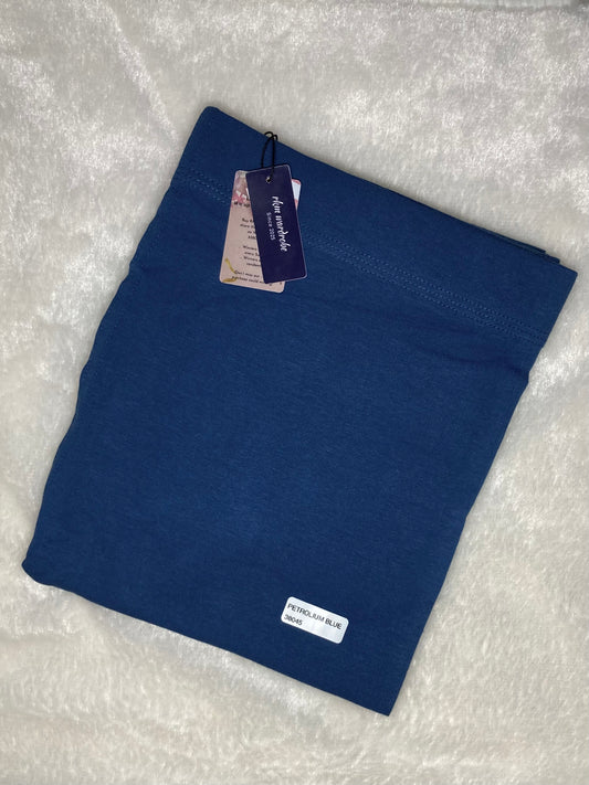 ANKLE LEGGINGS - PETROLIUM BLUE